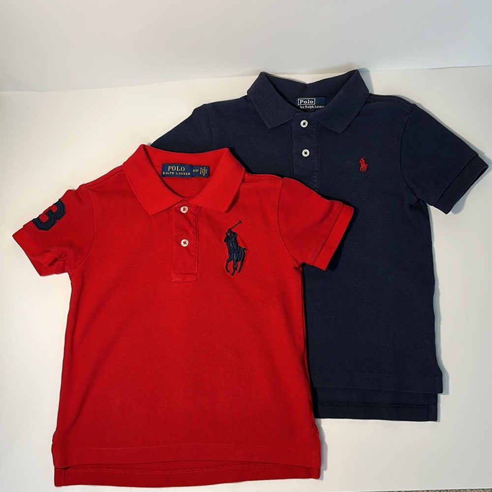Polo by Ralph Lauren The Iconic Mesh Polo Shirt & Pony Cotton Mesh Polo Shirt 3T